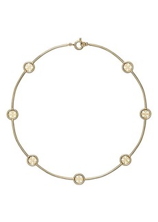 Tory Burch Miller Double-T Station Necklace