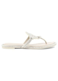 TORY BURCH "Miller Knotted Pave" sandals