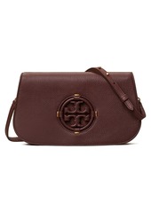 Tory Burch Miller Leather Clutch in Tempranillo at Nordstrom