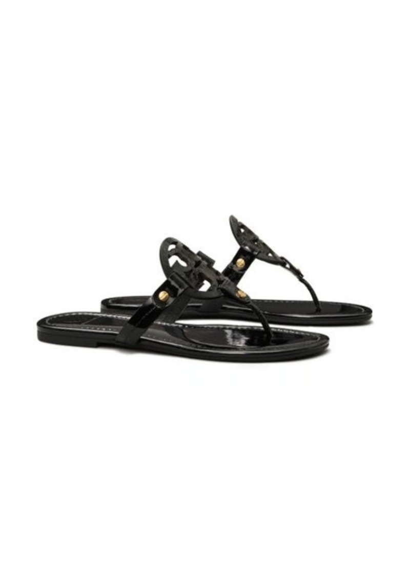 Tory Burch Tory Burch Miller Leather Sandal in Malta Gray at Nordstrom |  Shoes