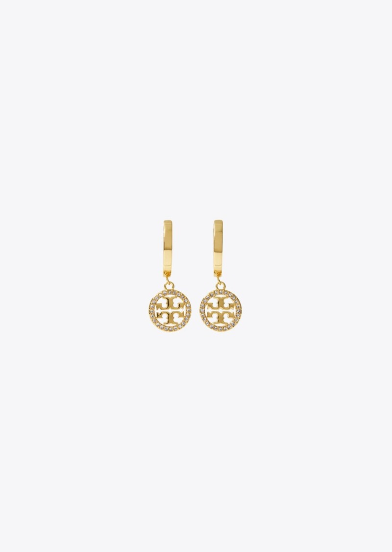 Tory Burch Miller Pavé Hoop Earring