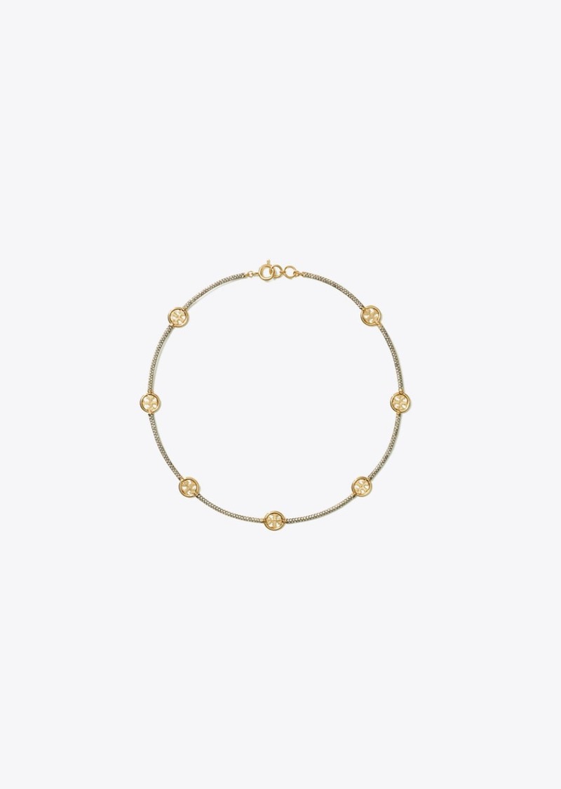 Tory Burch Miller Pavé Necklace