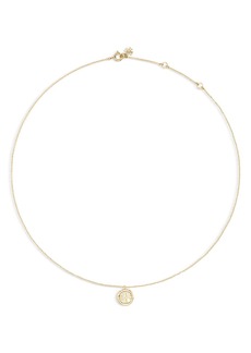 Tory Burch Miller Pendant Necklace, 16