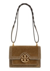 Tory Burch Miller Small Suede Shoulder Bag in Toasted Sesame at Nordstrom