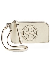 Tory Burch Miller Top Zip Leather Card Case