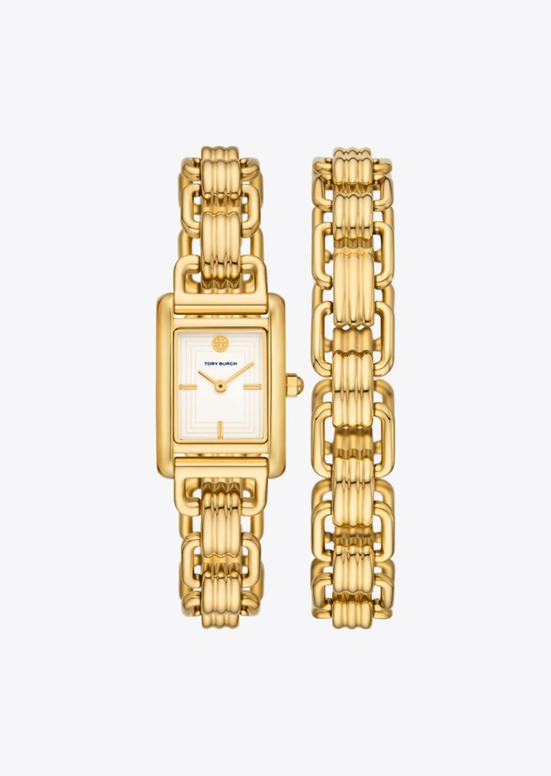 Tory Burch Mini Eleanor Double Wrap Watch