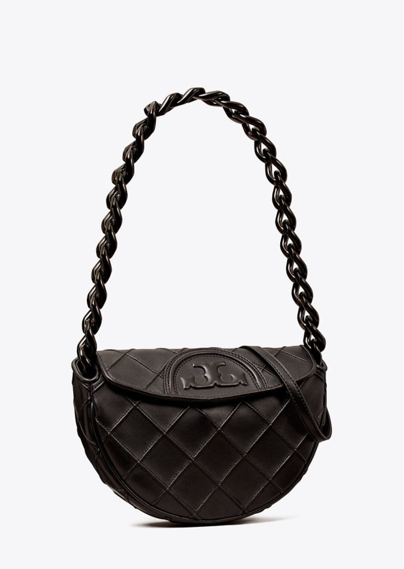 Tory Burch Mini Fleming Soft Crescent Bag