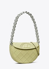 Tory Burch Mini Fleming Soft Crescent Bag