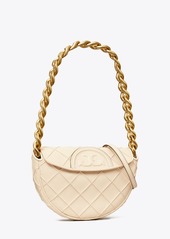 Tory Burch Mini Fleming Soft Crescent Bag