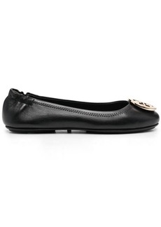 TORY BURCH Minnie leather ballet flats
