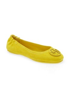 Tory Burch Minnie Travel Ballet Flat in Citrus at Nordstrom