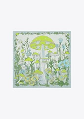 Tory Burch Mushroom Silk Square Scarf