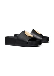 Tory Burch Patos Platform Slide Sandal in Perfect Black at Nordstrom