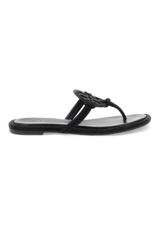 Tory burch pavé leather thong sandals