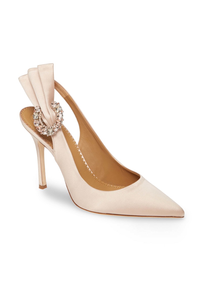 Tory Burch Tory Burch Penelope Crystal Fan Pointed Toe Slingback Pump  (Women) | Shoes