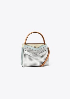 Tory Burch Petite Lee Radziwill Perforated Double Bag