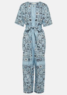 Tory Burch Printed cotton jumpsuit