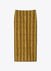 Tory Burch Printed Mesh Skirt