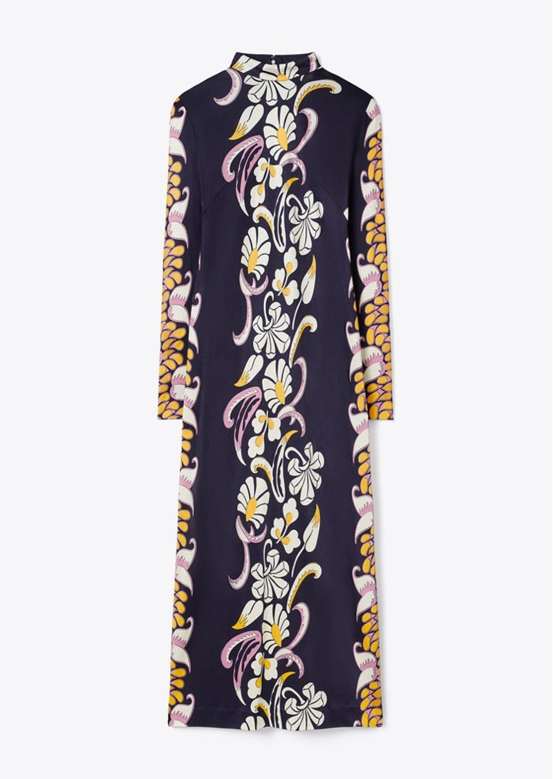 Tory Burch Printed Mockneck Jersey Dress