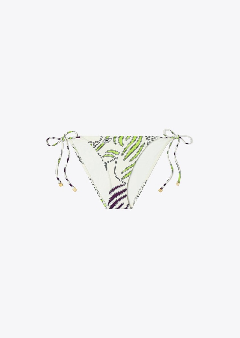 Tory Burch Printed String Bikini Bottom