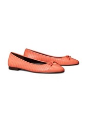 Tory Burch Quilted Cap Toe Ballet Flat