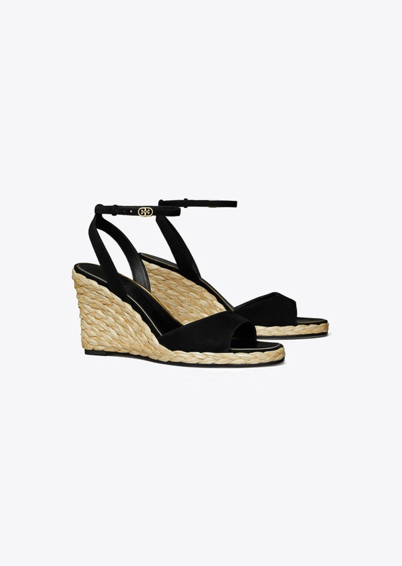 Tory Burch Raffia Wedge Sandal