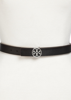 Tory Burch Reversible Leather Logo Belt