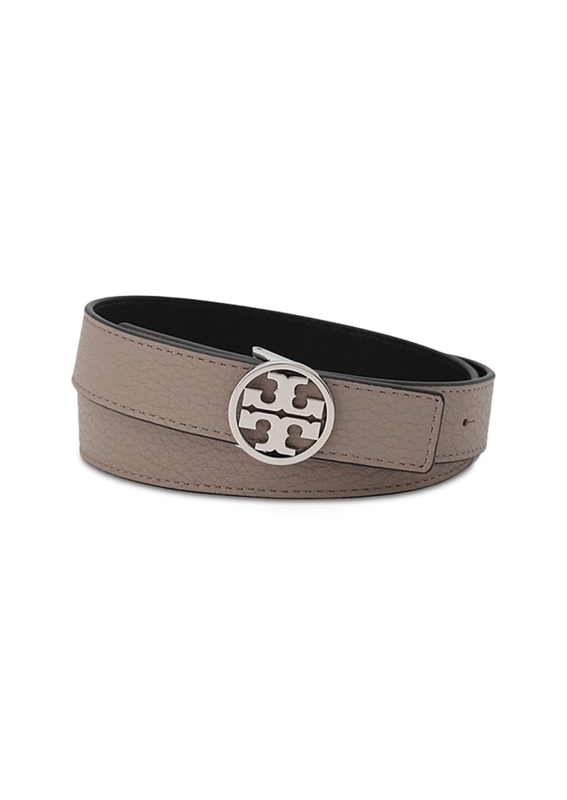 Tory Burch Reversible Leather Logo Belt