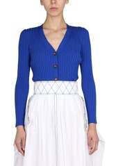 TORY BURCH RIBBED CARDIGAN