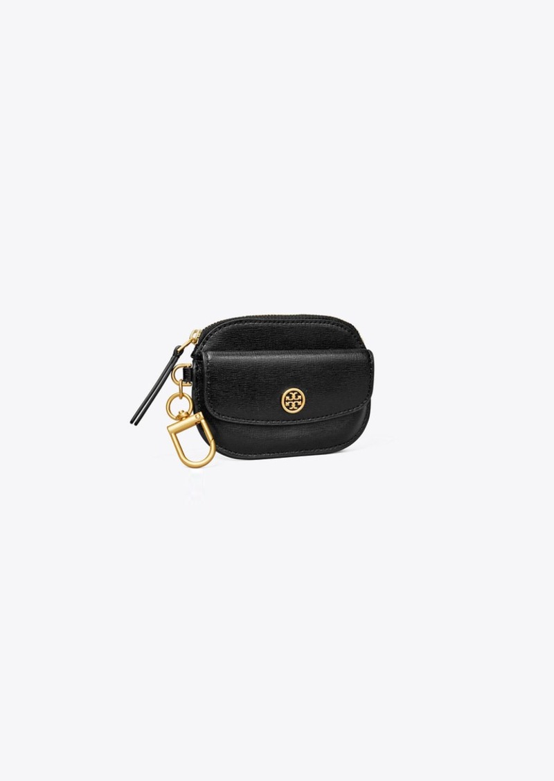 Tory Burch Robinson Card Case Key Ring