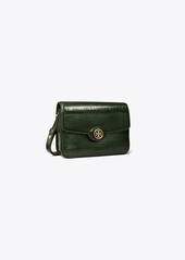 Tory Burch Robinson Crosshatched Convertible Shoulder Bag