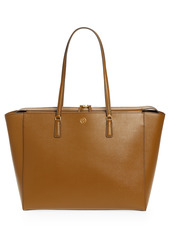 Tory Burch Robinson Leather Tote in Black at Nordstrom
