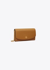 Tory Burch Robinson Pebbled Chain Wallet