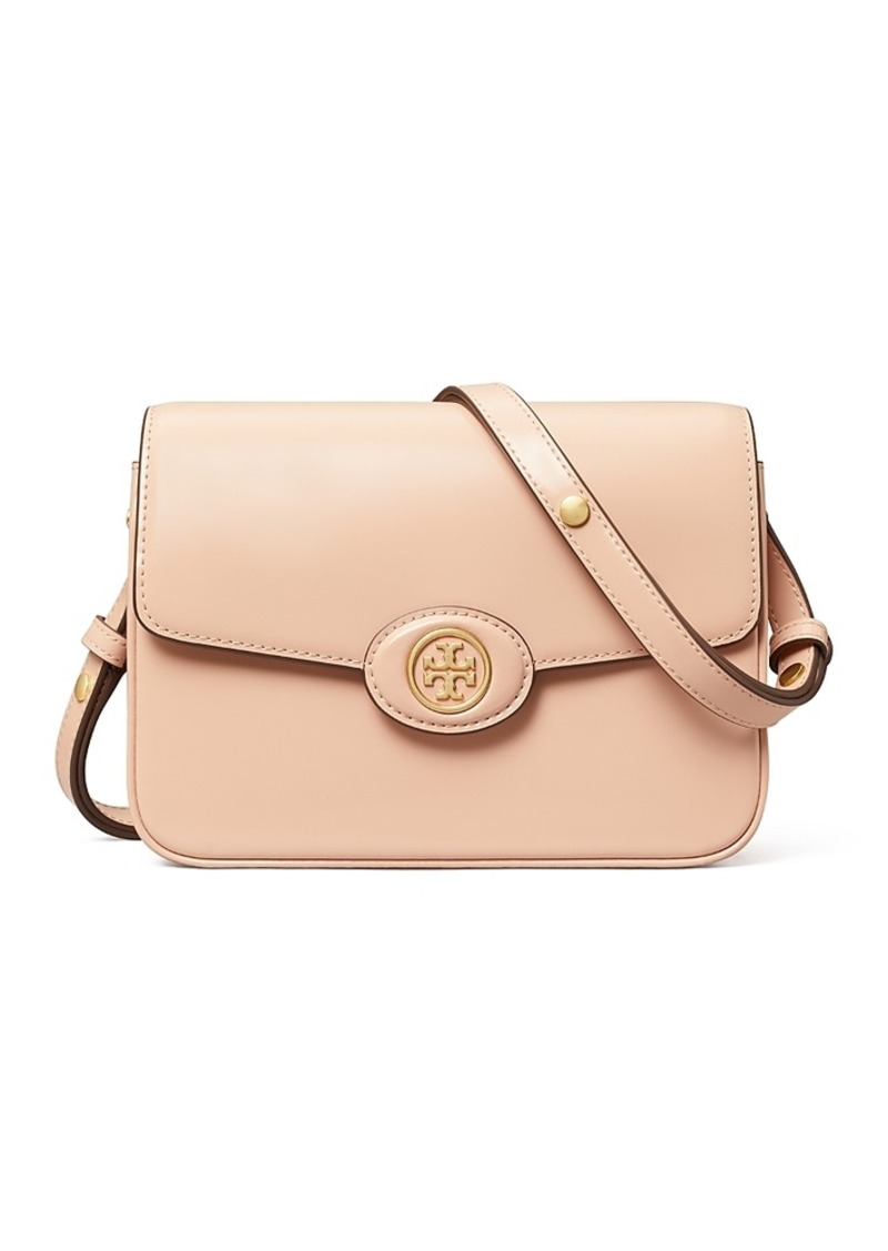 Tory Burch Robinson Spazzolato Leather Convertible Shoulder Bag