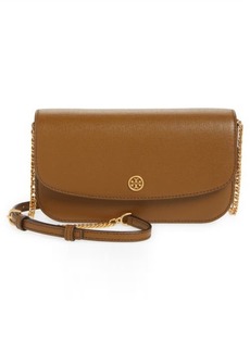 Tory Burch Robinson Wallet on a Chain in Bistro Brown at Nordstrom