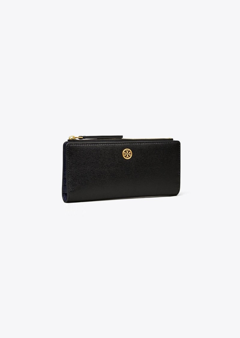 Tory Burch Robinson Zip Slim Wallet