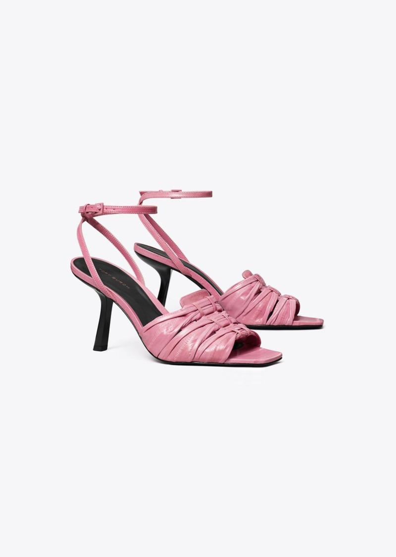 Tory Burch Ruched Heeled Sandal