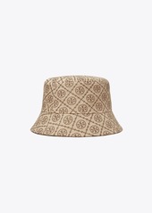 Tory Burch Short-Brim T Monogram Bucket Hat