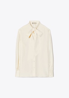 Tory Burch Silk Bow Blouse