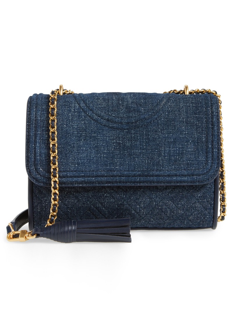 tory burch denim bag