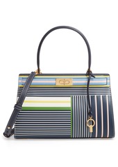 Tory Burch Small Lee Radziwill Stripe Leather Bag (Nordstrom Exclusive)