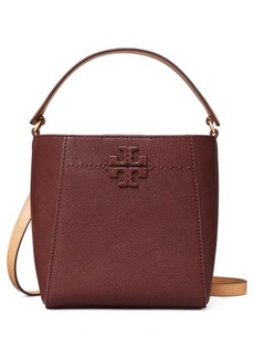 Tory Burch Small McGraw Leather Bucket Bag