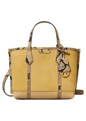 Tory Burch Small Perry Triple Compartment Leather Tote in Cornbread at Nordstrom