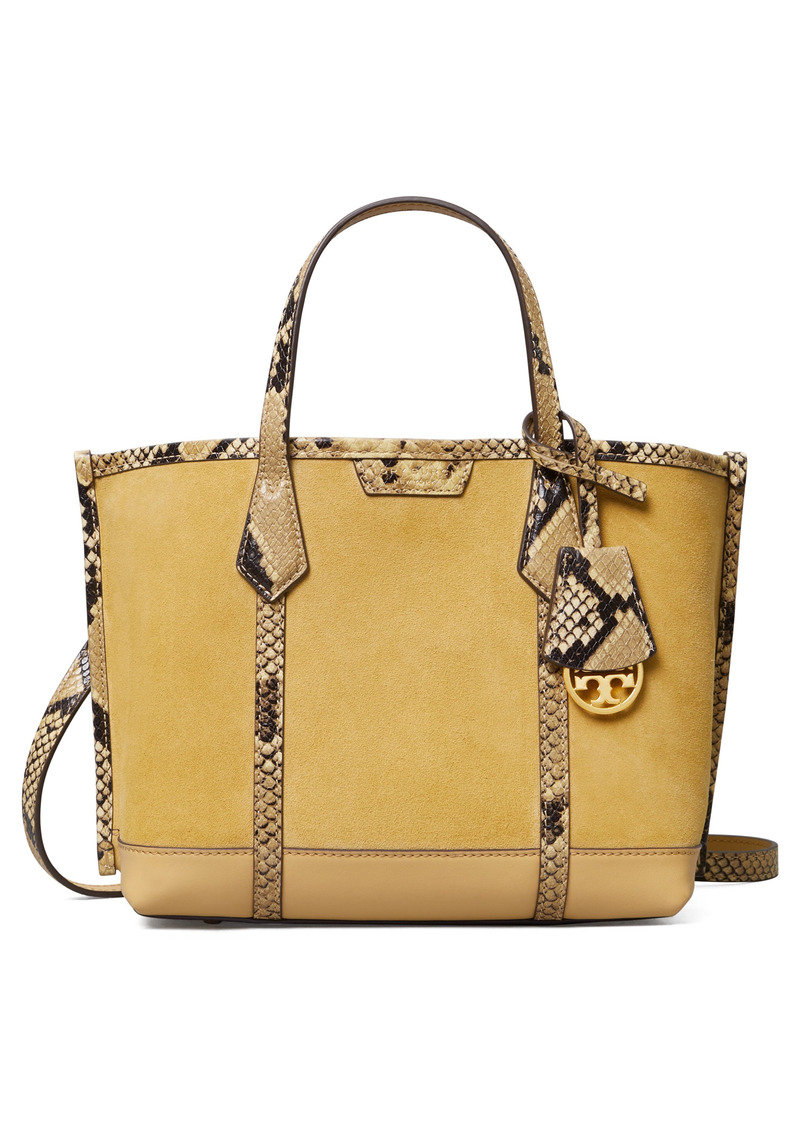 Tory Burch Small Perry Triple Compartment Leather Tote in Cornbread at Nordstrom