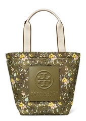 Tory Burch Small Recycled Nylon Tote in Wall Floral at Nordstrom