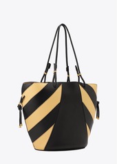 Tory Burch Spaghetti Strap Striped Tote