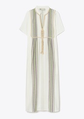 Tory Burch Striped Midi Caftan