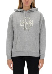 TORY BURCH SWEATSHIRT WITH LOGO