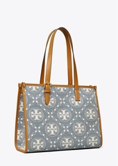 Tory Burch T Monogram Denim Small Tote