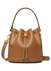 Tory Burch Leather Bucket Bag in Moose at Nordstrom